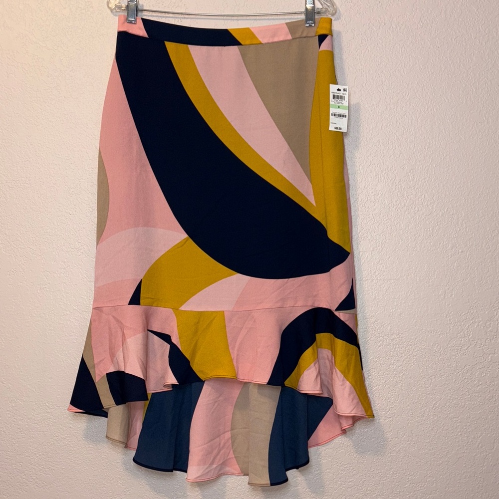 Bar III High/Low Midi Skirt NWT size 8